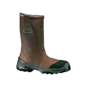 Botte en cuir de sablage