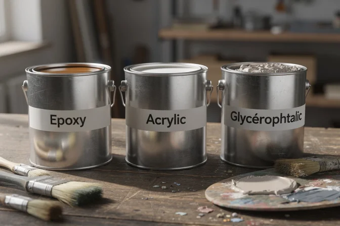 Quelle peinture liquide choisir pour l’acier ?
