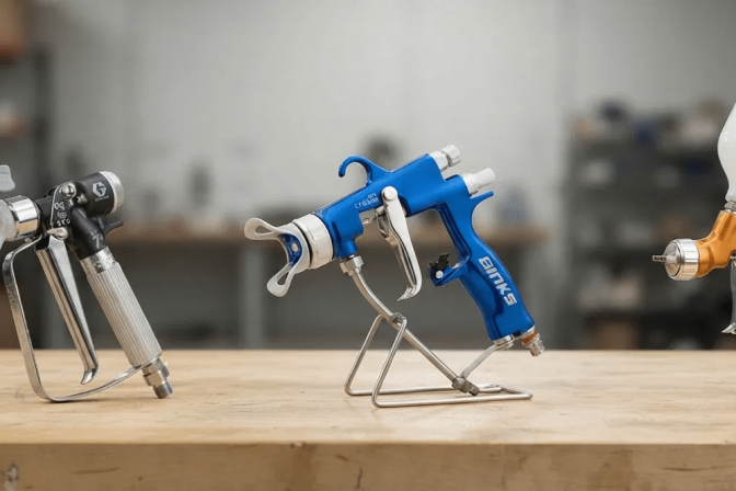 Pistolet airless, air assisté ou HVLP : quelle technologie pour quelle application ?