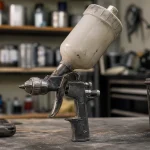 réglage pistolet de peinture